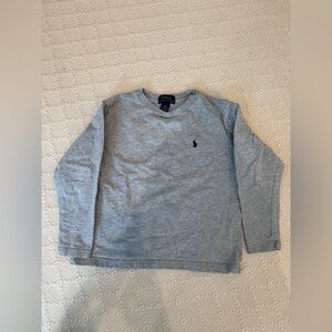 Ralph Lauren boys long sleeve shirt, gray, 5T